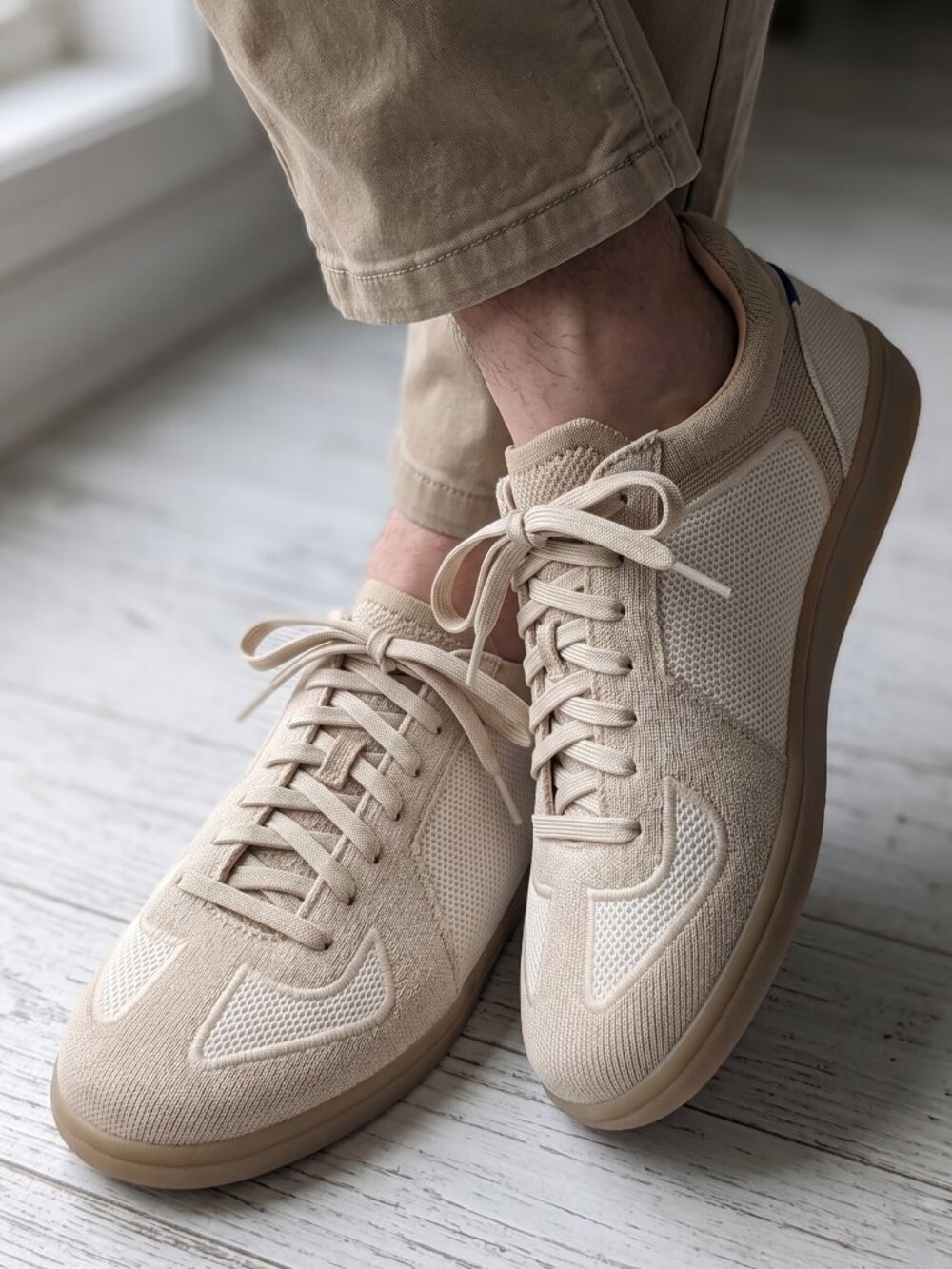 Rothy's The RS01 Sneaker Chalk Men's 9 NWOT